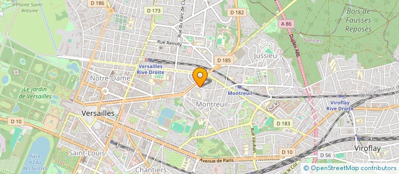 localisation de l'entreprise DOLCE VITA à VERSAILLES