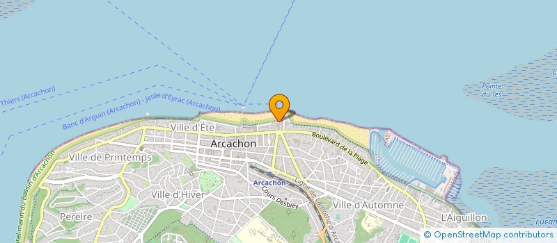 localisation de l'entreprise DOLCE VITA  ARCACHON