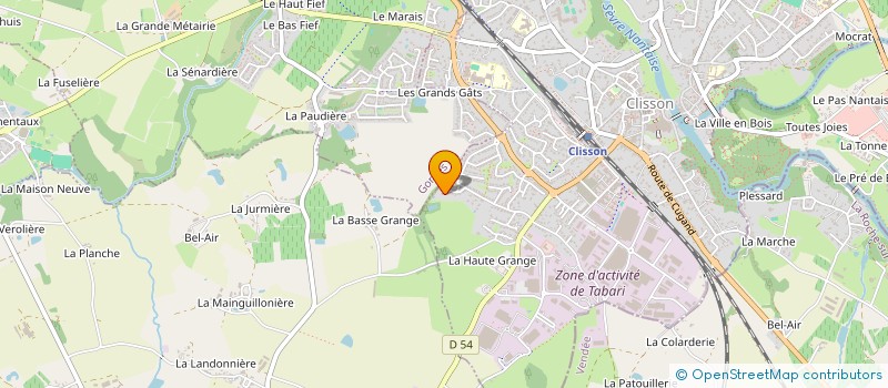 localisation de l'entreprise DOLCE VITA  CLISSON