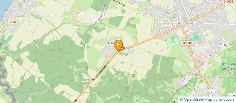 localisation de l'entreprise DOLCE VITA  DOUVAINE