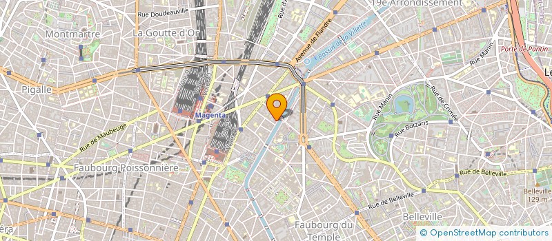 localisation de l'entreprise DOLCE VITA PRODUCTION  PARIS