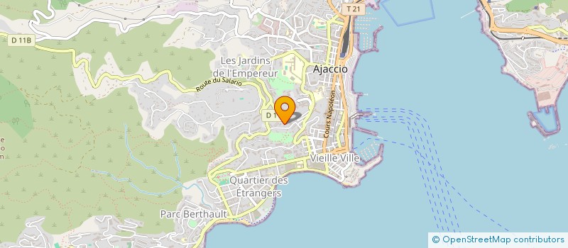 localisation de l'entreprise DOLCEA à AJACCIO