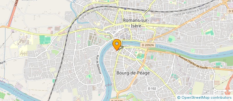 localisation de l'entreprise DOLCEREGAL à BOURG-DE-PEAGE
