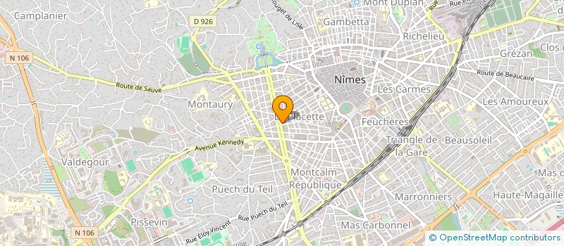 localisation de l'entreprise DOLCEVITA 76 à NIMES