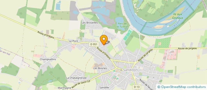 localisation de l'entreprise DOLCEVITA MINCEUR à SANDILLON