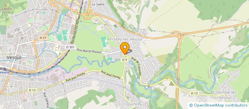 localisation de l'entreprise DOLCI  FROTEY-LES-VESOUL