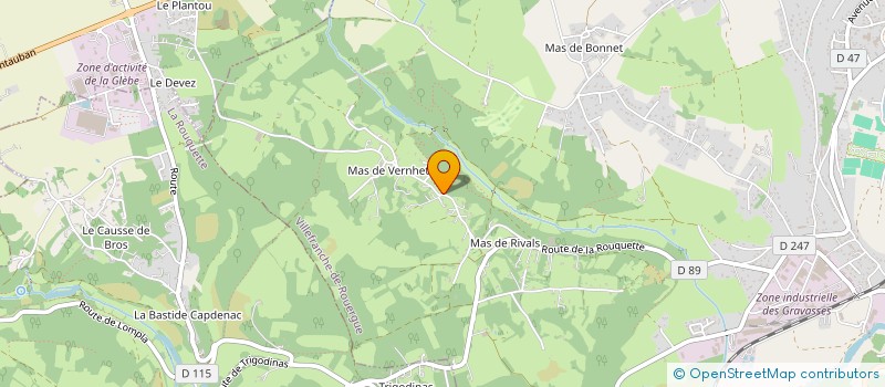 localisation de l'entreprise DOLCI NAPOLI PIZZERIA  VILLEFRANCHE-DE-ROUERGUE