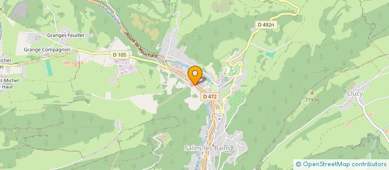 localisation de l'entreprise DOLE BUCHERONNAGE à SALINS-LES-BAINS
