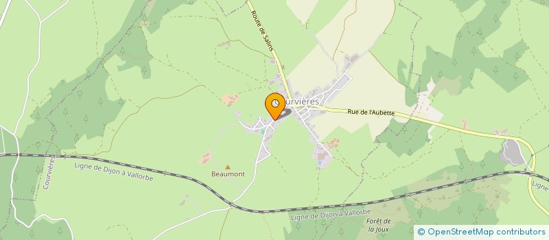 localisation de l'entreprise DOLE-GRESSET  COURVIERES