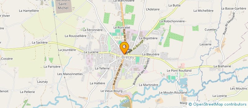 localisation de l'entreprise DOLE JEAN-PAUL EUDE JEAN-YVES  BRECEY