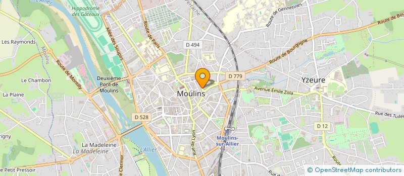 localisation de l'entreprise DOLE SOULIER  MOULINS