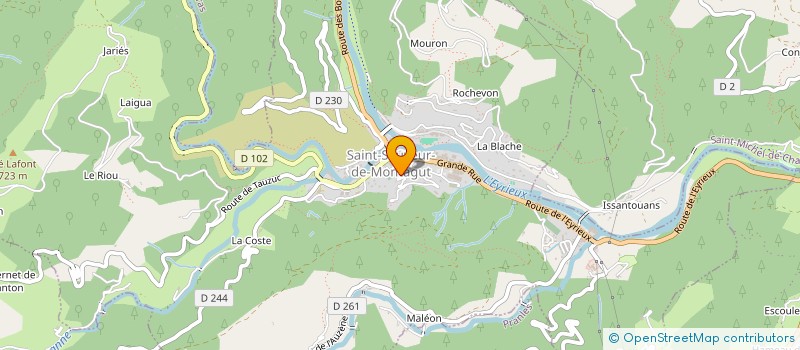 localisation de l'entreprise DOLEMA  SAINT-SAUVEUR-DE-MONTAGUT