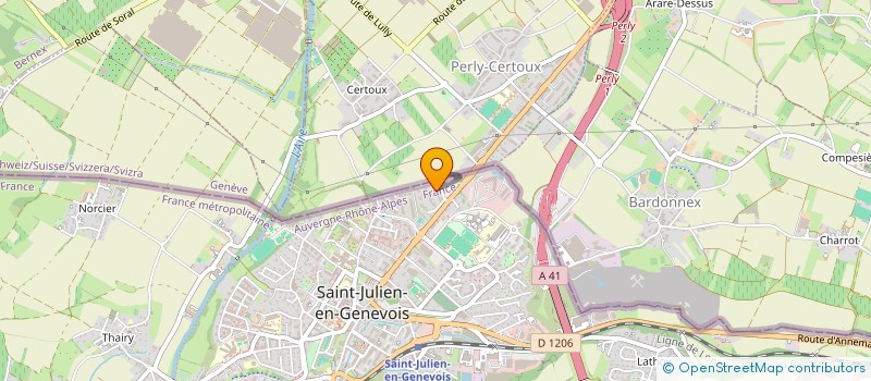 localisation de l'entreprise DOLENT HOLDING  SAINT-JULIEN-EN-GENEVOIS