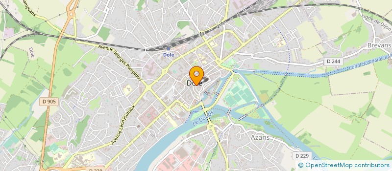 localisation de l'entreprise DOLEPREST SARL à DOLE