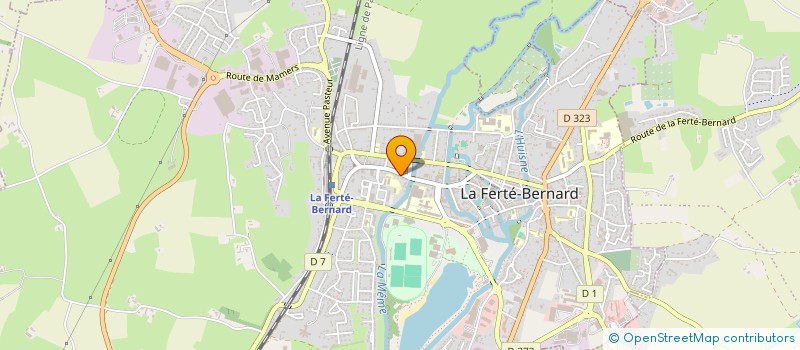 localisation de l'entreprise DOLGANE INVESTISSEMENTS  LA FERTE-BERNARD