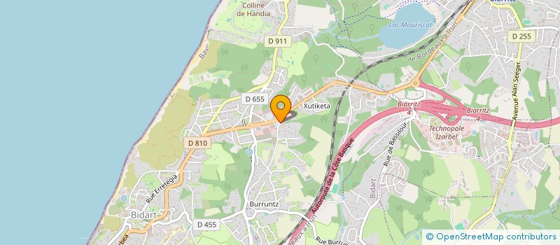 localisation de l'entreprise DOLIA CAVE  BIDART