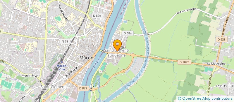 localisation de l'entreprise DOLIAS à SAINT-LAURENT-SUR-SAONE