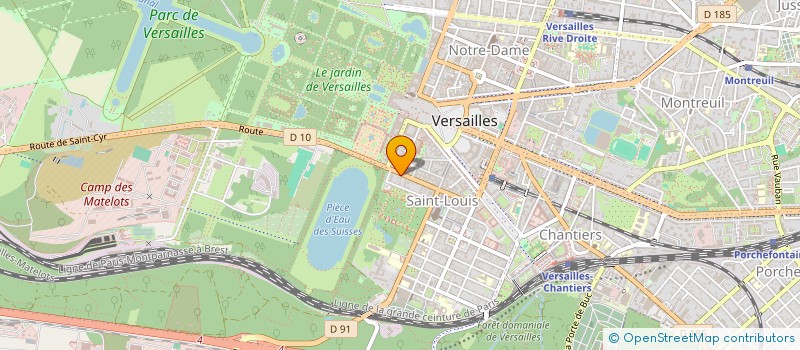 localisation de l'entreprise DOLIDIER DELPHINE à VERSAILLES