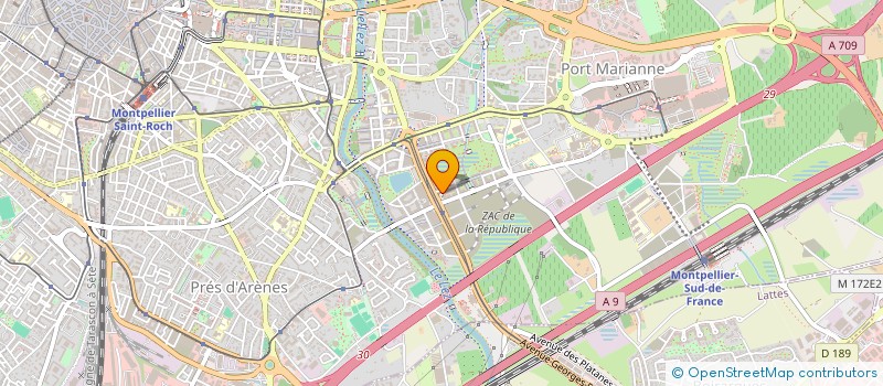 localisation de l'entreprise DOLIMAAR à MONTPELLIER