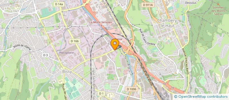 localisation de l'entreprise DOLIN à CHAMBERY