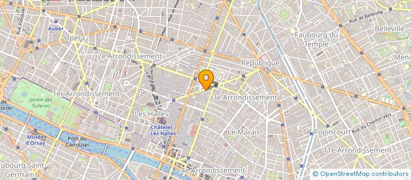 localisation de l'entreprise DOLINE à PARIS