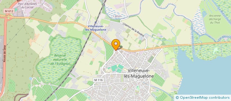 localisation de l'entreprise DOLINE  VILLENEUVE-LES-MAGUELONE