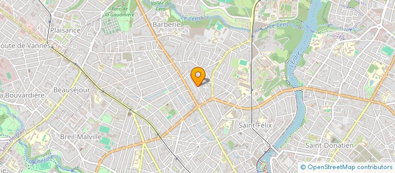 localisation de l'entreprise DOLINK à NANTES