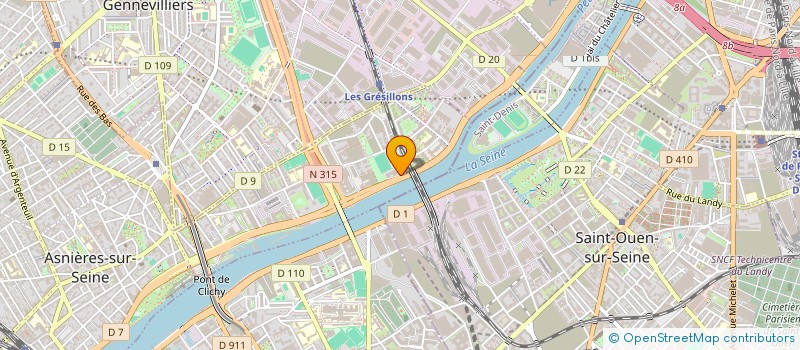 localisation de l'entreprise DOLINVEST à ASNIERES-SUR-SEINE