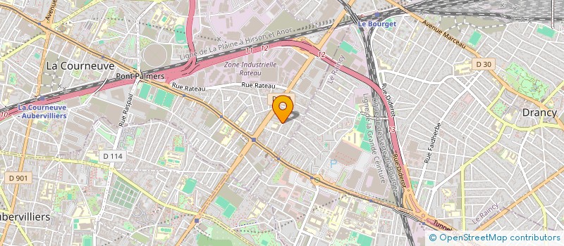 localisation de l'entreprise DOLIPRO à LA COURNEUVE