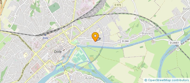 localisation de l'entreprise DOLISSIMO à DOLE