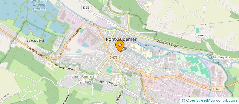 localisation de l'entreprise DOLL'ART à PONT-AUDEMER