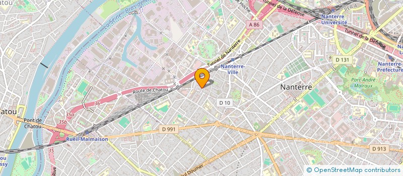 localisation de l'entreprise DOLL'HOME  NANTERRE