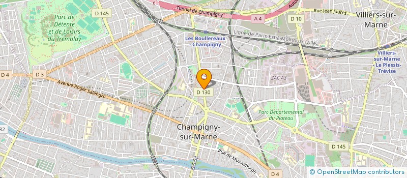 localisation de l'entreprise DOLL'S HOUSE BY SERENA à CHAMPIGNY-SUR-MARNE