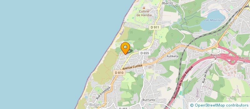 localisation de l'entreprise DOLLE GACHET ARCHITECTES à BIDART