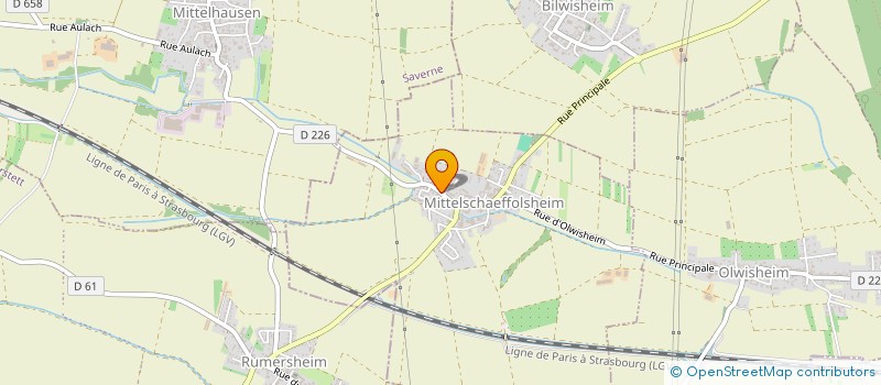 localisation de l'entreprise DOLLINGER CONSTRUCTIONS  MITTELSCHAEFFOLSHEIM