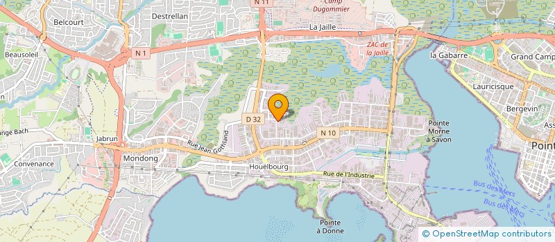 localisation de l'entreprise DOLLY 5  BAIE-MAHAULT