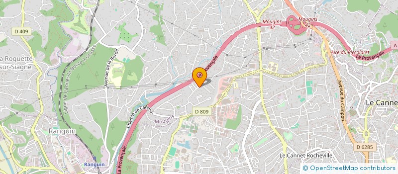 localisation de l'entreprise DOLLY à MOUGINS