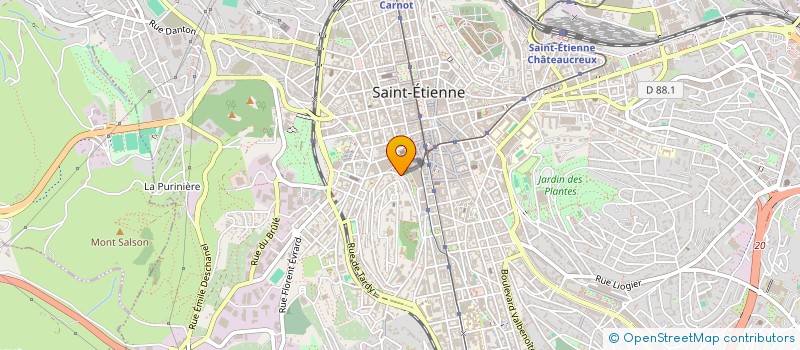 localisation de l'entreprise DOLMAINE DEVELOPMENT  SAINT-ETIENNE