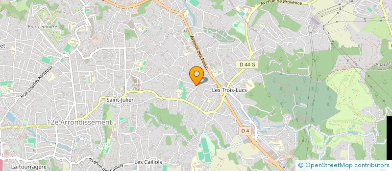 localisation de l'entreprise DOLMAS FOOTBALL CLUB à MARSEILLE