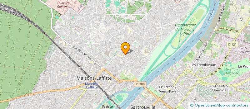 localisation de l'entreprise DOLMEN  MAISONS-LAFFITTE