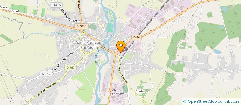 localisation de l'entreprise DOLMEN à SAINT-POURCAIN-SUR-SIOULE