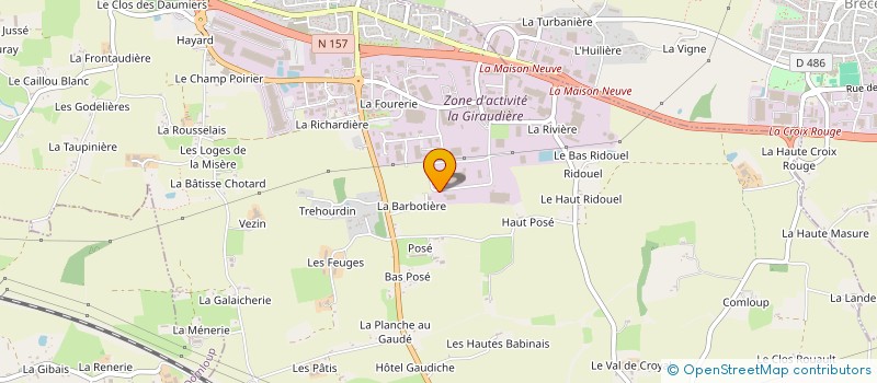 localisation de l'entreprise DOLMEN  NOYAL-SUR-VILAINE