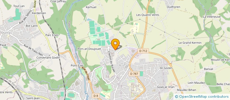 localisation de l'entreprise DOLMEN CONSTRUCTION  PABU