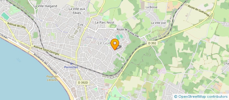 localisation de l'entreprise DOLMEN DE CLERY  LA BAULE-ESCOUBLAC