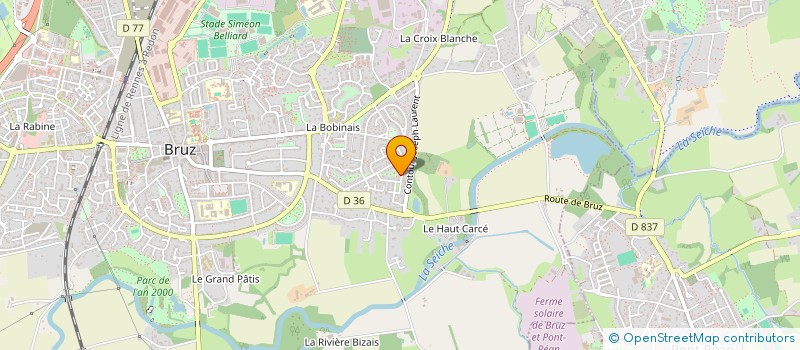 localisation de l'entreprise DOLO IMMO  BRUZ