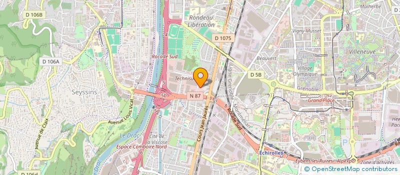 localisation de l'entreprise DOLOMIEL à GRENOBLE