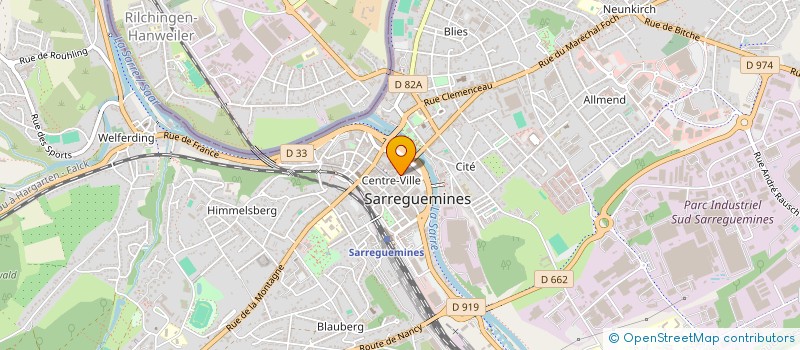 localisation de l'entreprise DOLOMITI  SARREGUEMINES