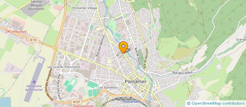 localisation de l'entreprise DOLORES  PONTARLIER