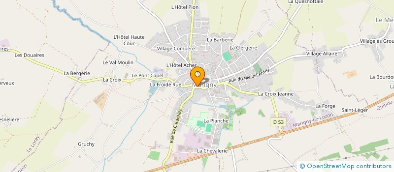 localisation de l'entreprise DOLOUE MAITRISE D'OEUVRE  MARIGNY-LE-LOZON