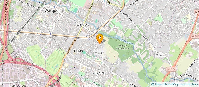 localisation de l'entreprise DOLOVE à VILLENEUVE-D'ASCQ